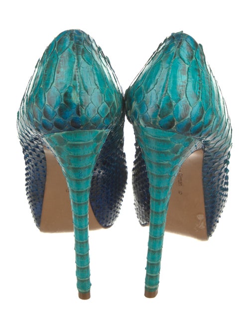 Alexandre Birman Snakeskin Animal Print Pumps