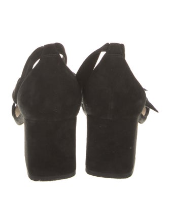 Alexandre Birman Suede Bow Accents Sandals