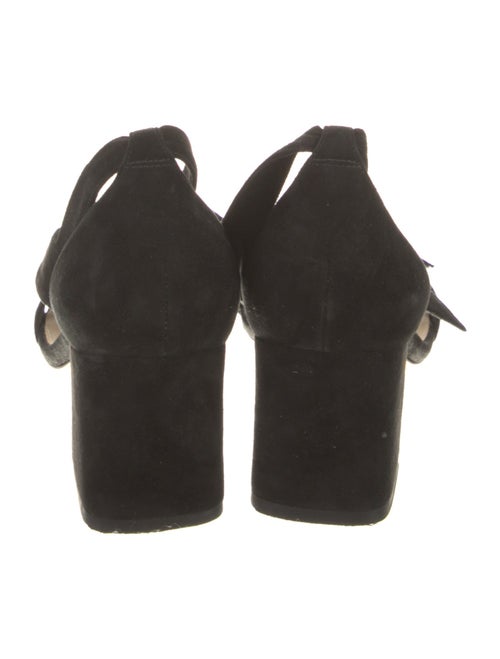 Alexandre Birman Suede Bow Accents Sandals