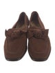 Alexandre Birman Suede Bow Accents Loafers