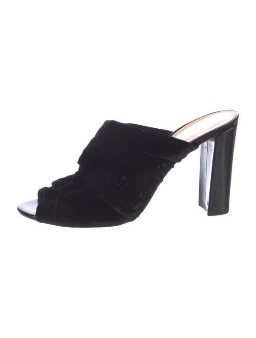 Alexandre Birman Velvet Mules