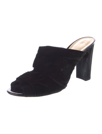 Alexandre Birman Velvet Mules