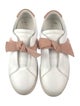Alexandre Birman Leather Bow Accents Sneakers