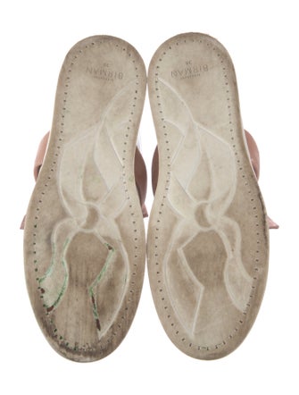 Alexandre Birman Leather Bow Accents Sneakers