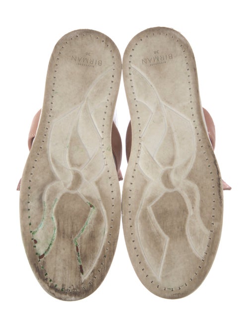 Alexandre Birman Leather Bow Accents Sneakers