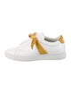 Alexandre Birman Leather Bow Accents Sneakers