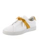 Alexandre Birman Leather Bow Accents Sneakers