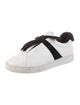 Alexandre Birman Leather Bow Accents Sneakers