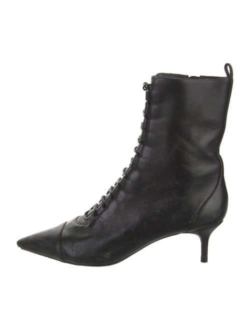 Alexandre Birman Leather Combat Boots