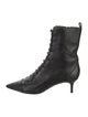 Alexandre Birman Leather Combat Boots