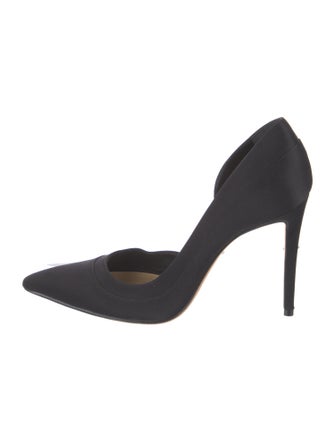 Alexandre Birman Satin D'Orsay Pumps