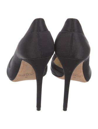 Alexandre Birman Satin D'Orsay Pumps