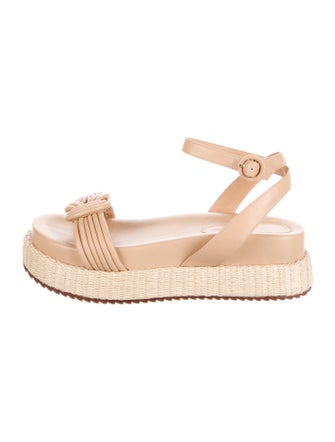 Alexandre Birman Leather Espadrilles