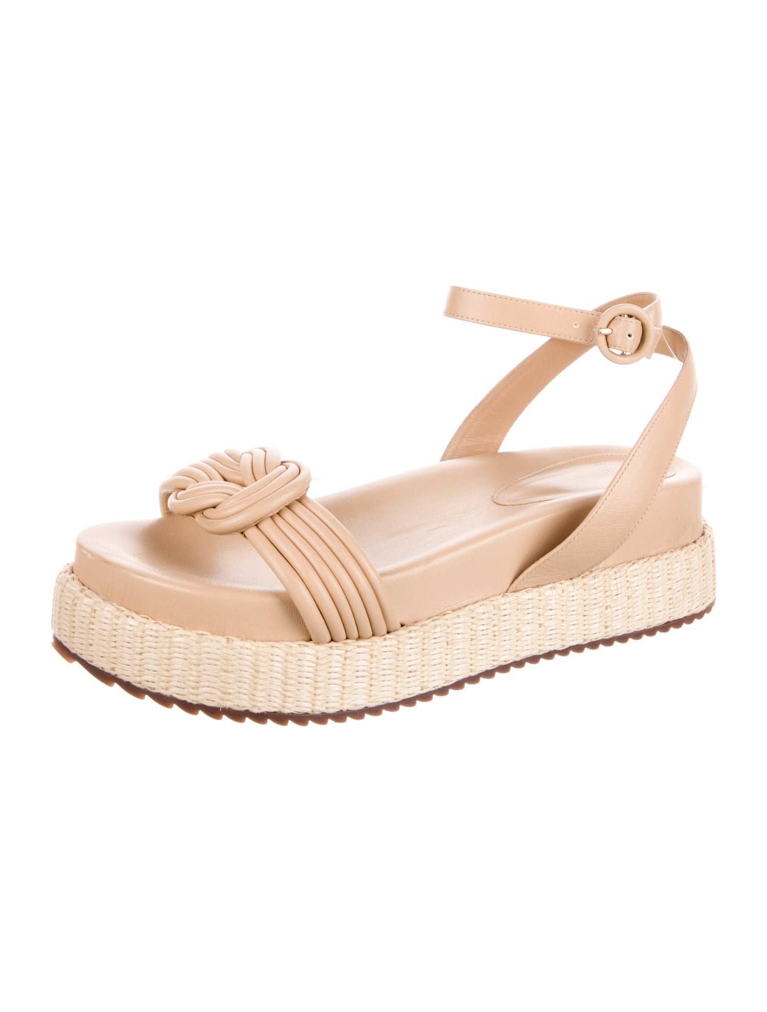Alexandre Birman Leather Espadrilles