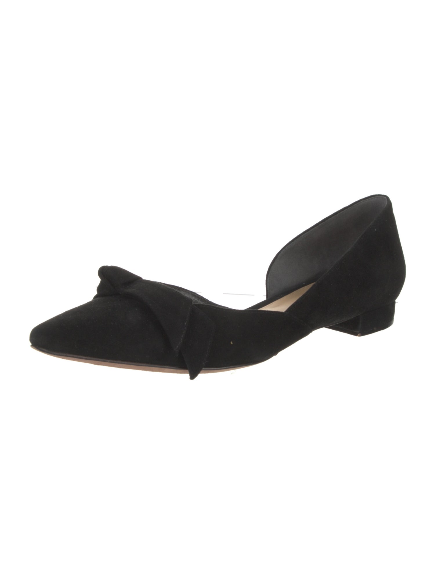 Alexandre Birman Suede D'Orsay Flats
