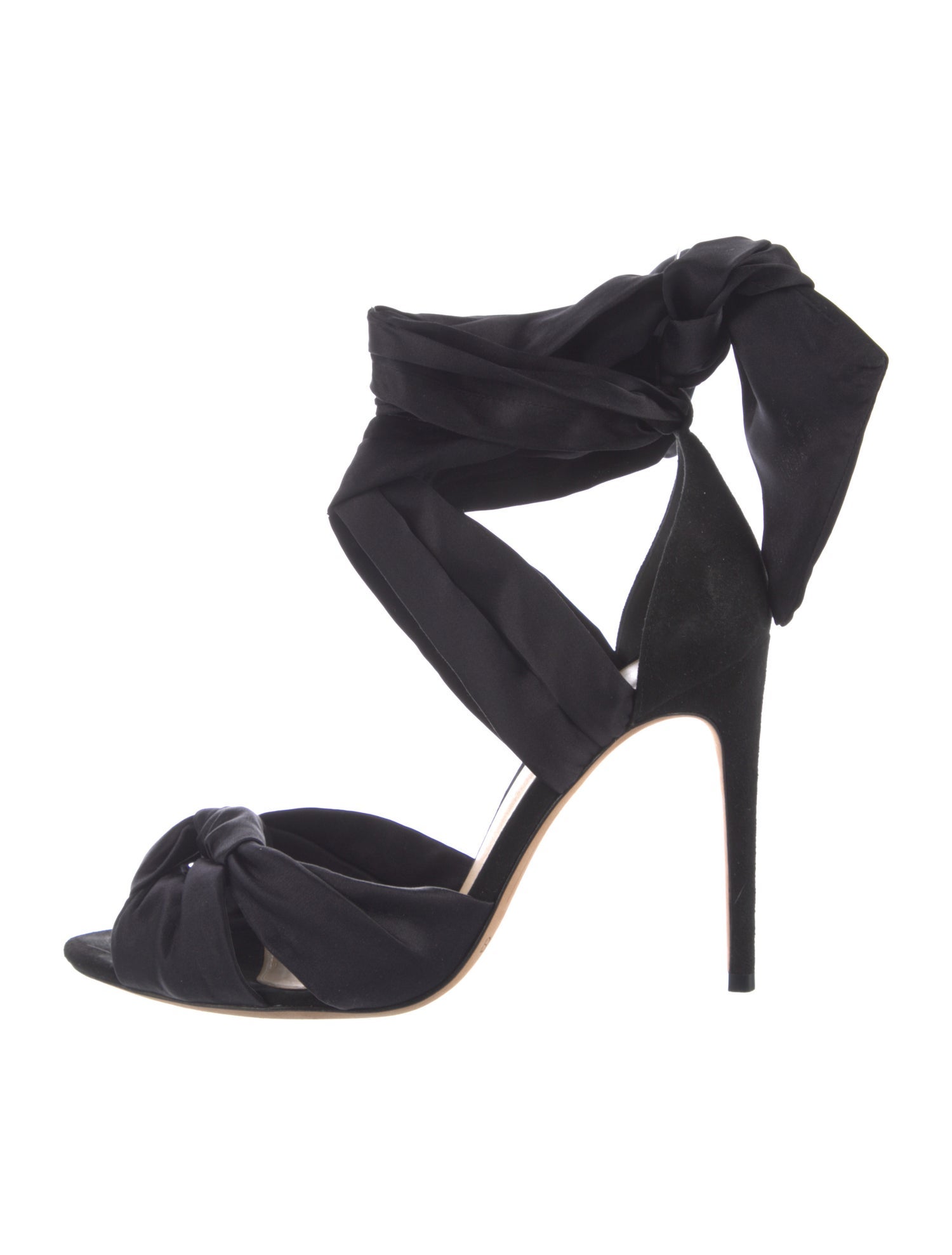 Alexandre Birman Satin Sandals
