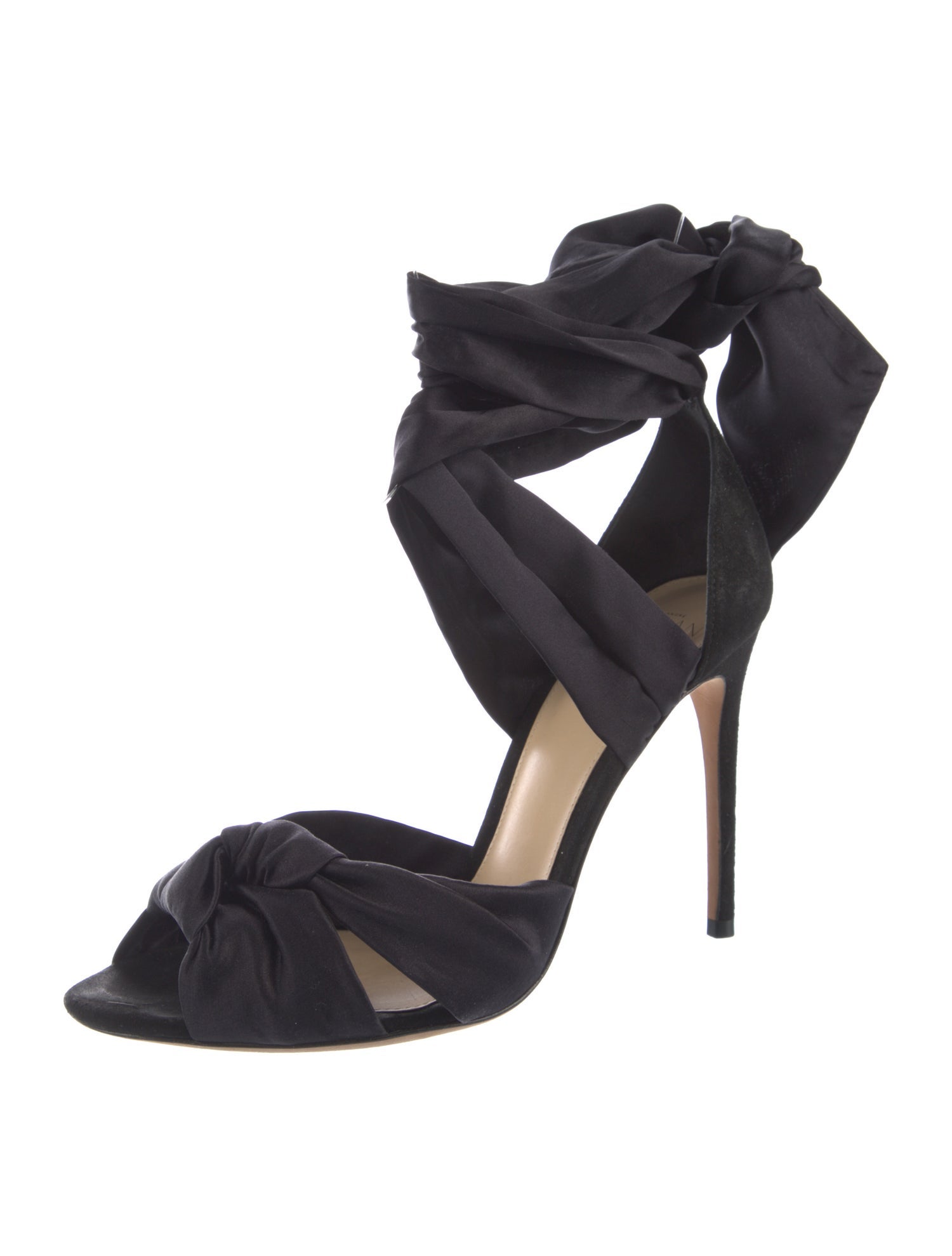 Alexandre Birman Satin Sandals