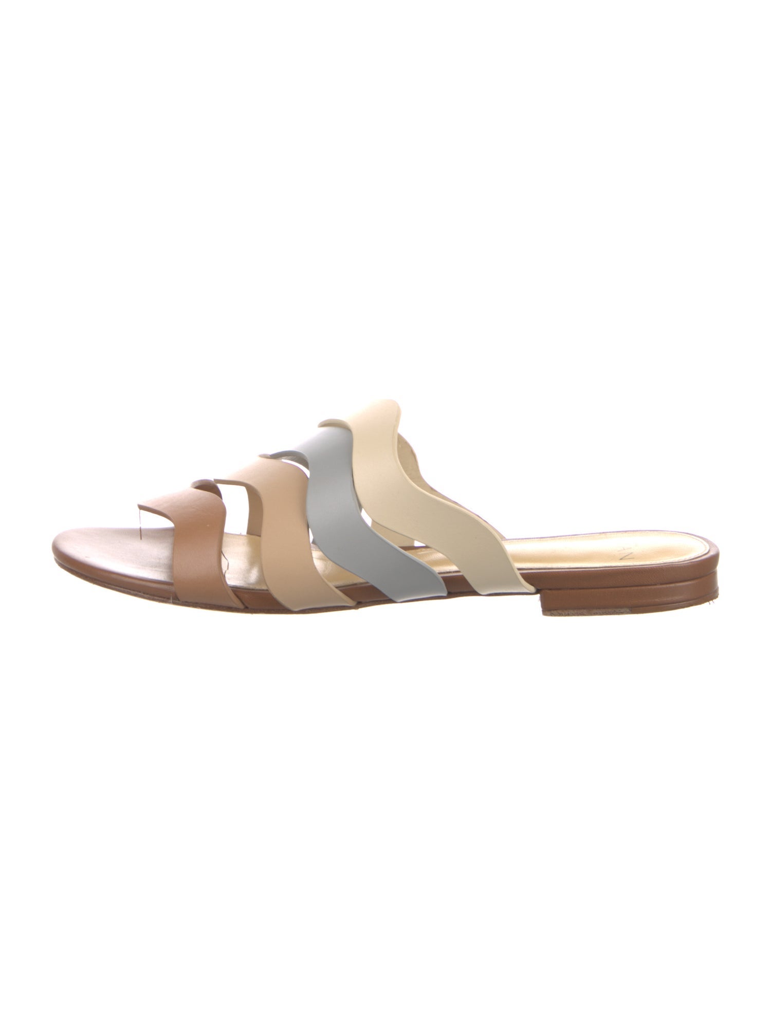 Alexandre Birman Leather Slides