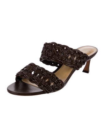 Alexandre Birman Leather Slides