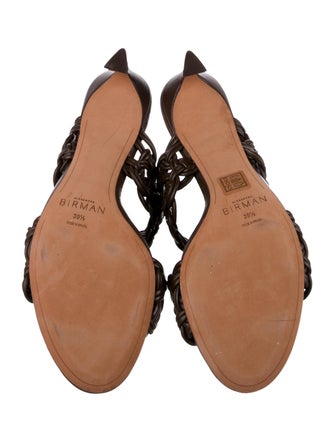 Alexandre Birman Leather Slides