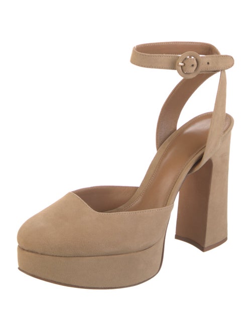 Alexandre Birman Suede D'Orsay Pumps