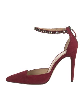 Alexandre Birman Suede D'Orsay Pumps
