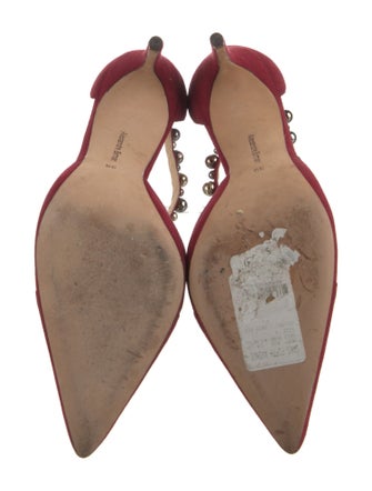Alexandre Birman Suede D'Orsay Pumps