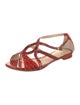 Alexandre Birman Snakeskin Animal Print Sandals
