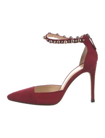 Alexandre Birman Suede D'Orsay Pumps