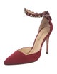 Alexandre Birman Suede D'Orsay Pumps