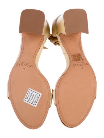 Alexandre Birman Leather Bow Accents Sandals