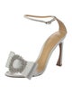 Alexandre Birman Leather Crystal Embellishments Sandals