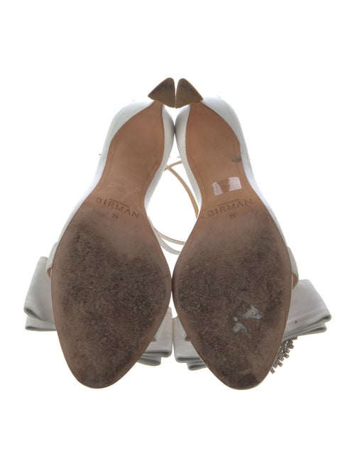 Alexandre Birman Leather Crystal Embellishments Sandals