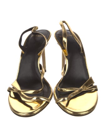 Alexandre Birman Leather Slingback Sandals