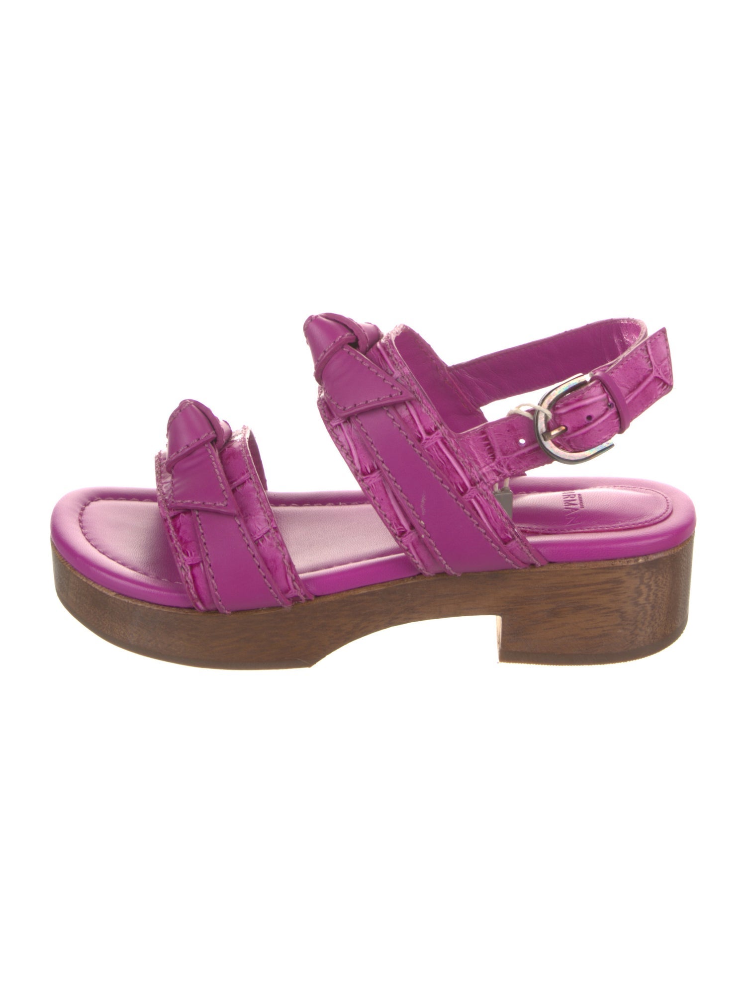 Alexandre Birman Leather Slingback Sandals