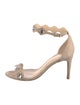 Alexandre Birman Suede Crystal Embellishments Sandals