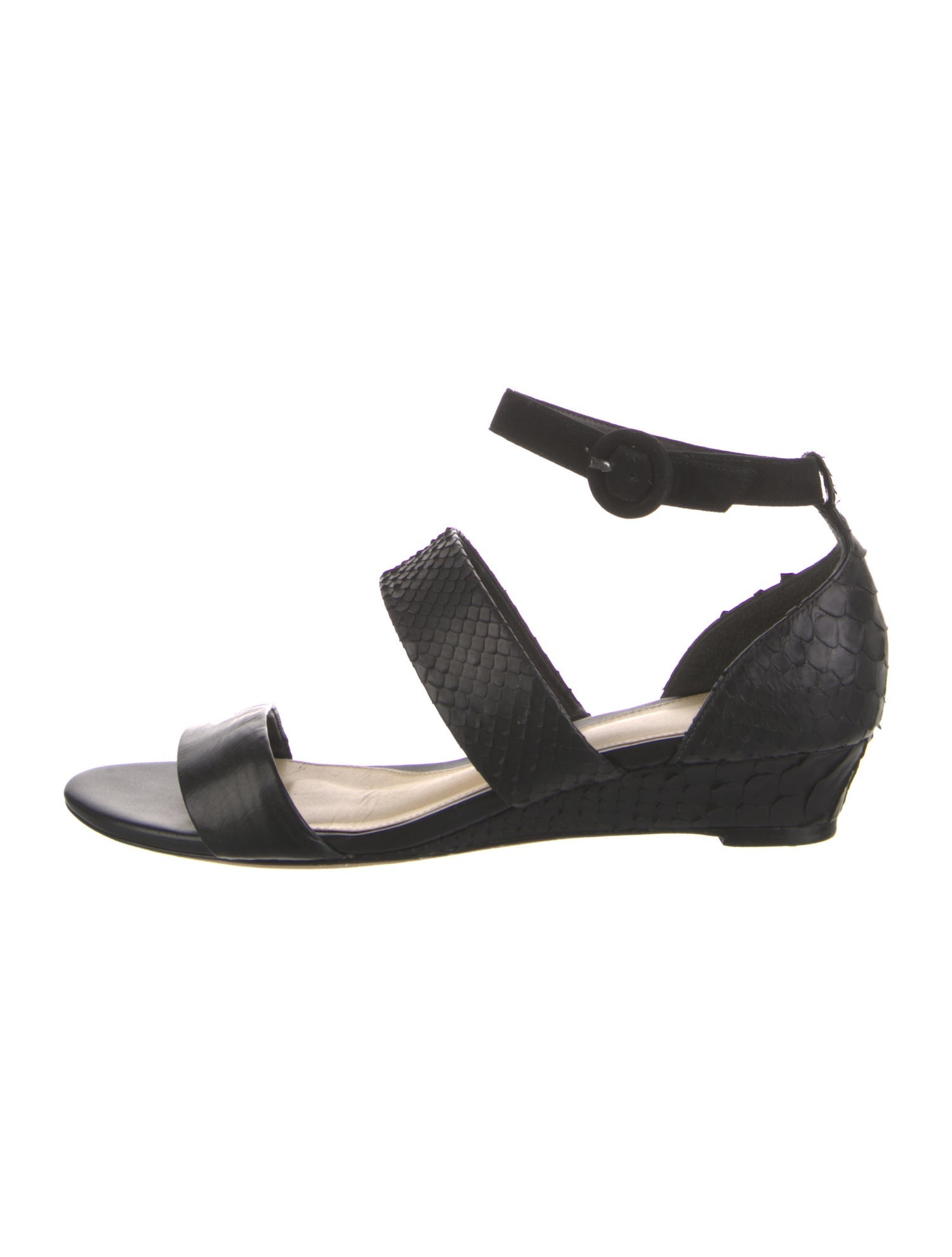 Alexandre Birman Snakeskin Sandals