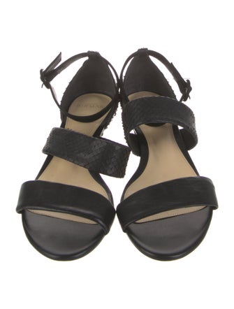 Alexandre Birman Snakeskin Sandals