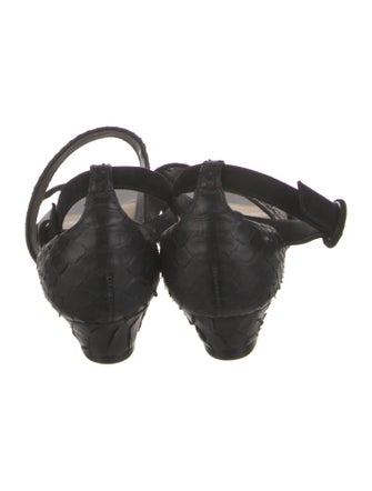 Alexandre Birman Snakeskin Sandals