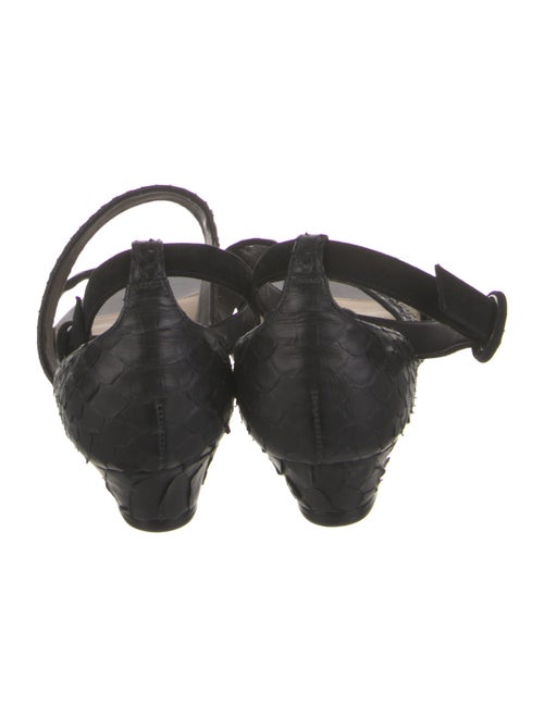 Alexandre Birman Snakeskin Sandals