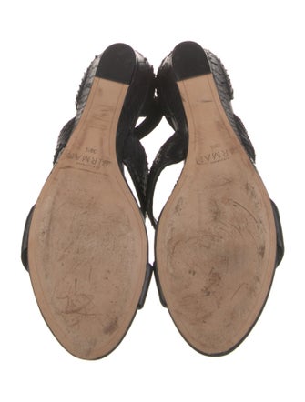 Alexandre Birman Snakeskin Sandals