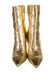 Alexandre Birman Leather Animal Print Boots