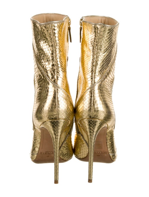 Alexandre Birman Leather Animal Print Boots
