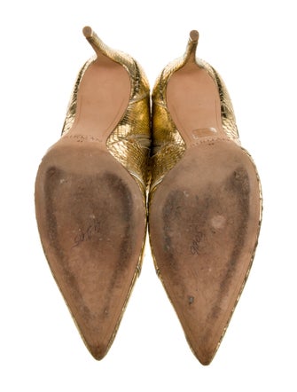 Alexandre Birman Leather Animal Print Boots