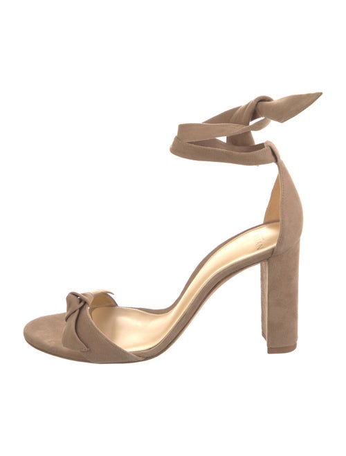 Alexandre Birman Suede Bow Accents Sandals