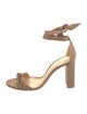 Alexandre Birman Suede Bow Accents Sandals