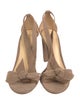Alexandre Birman Suede Bow Accents Sandals