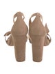 Alexandre Birman Suede Bow Accents Sandals
