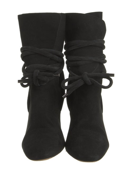 Alexandre Birman Suede Lace-Up Boots
