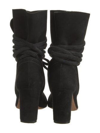 Alexandre Birman Suede Lace-Up Boots